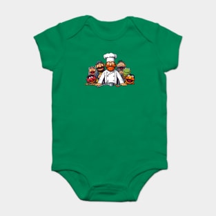 Swedish Chef Vert Der Ferk 01 Baby Bodysuit